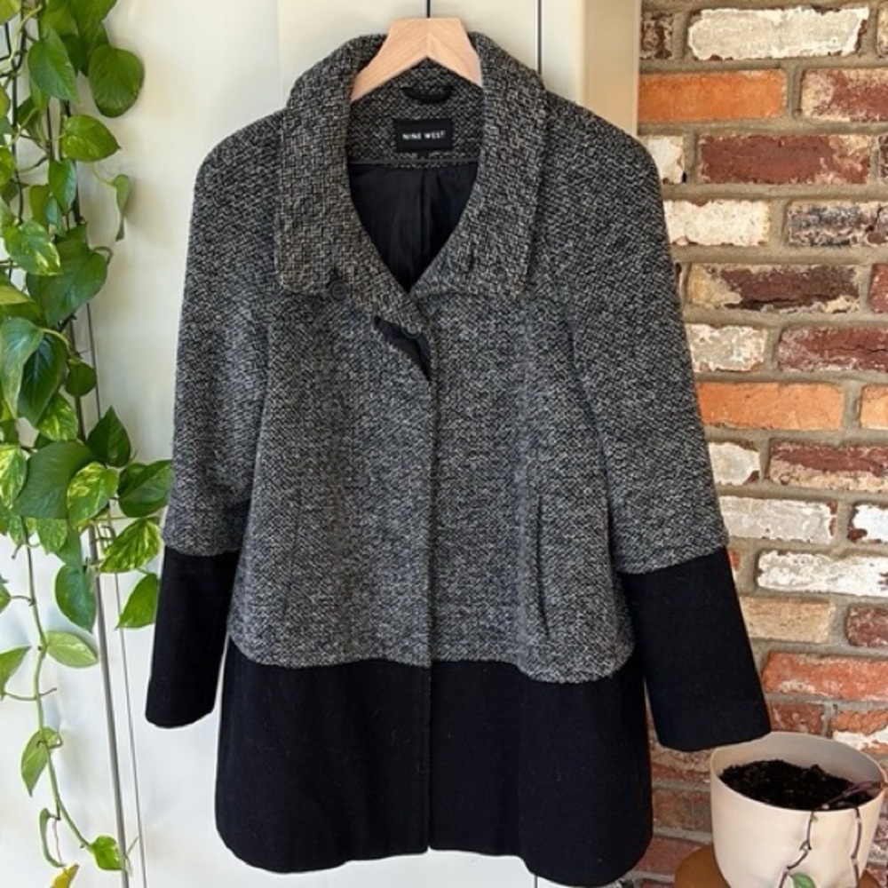 CUTE NINE WEST WOOL WINTER JACKET